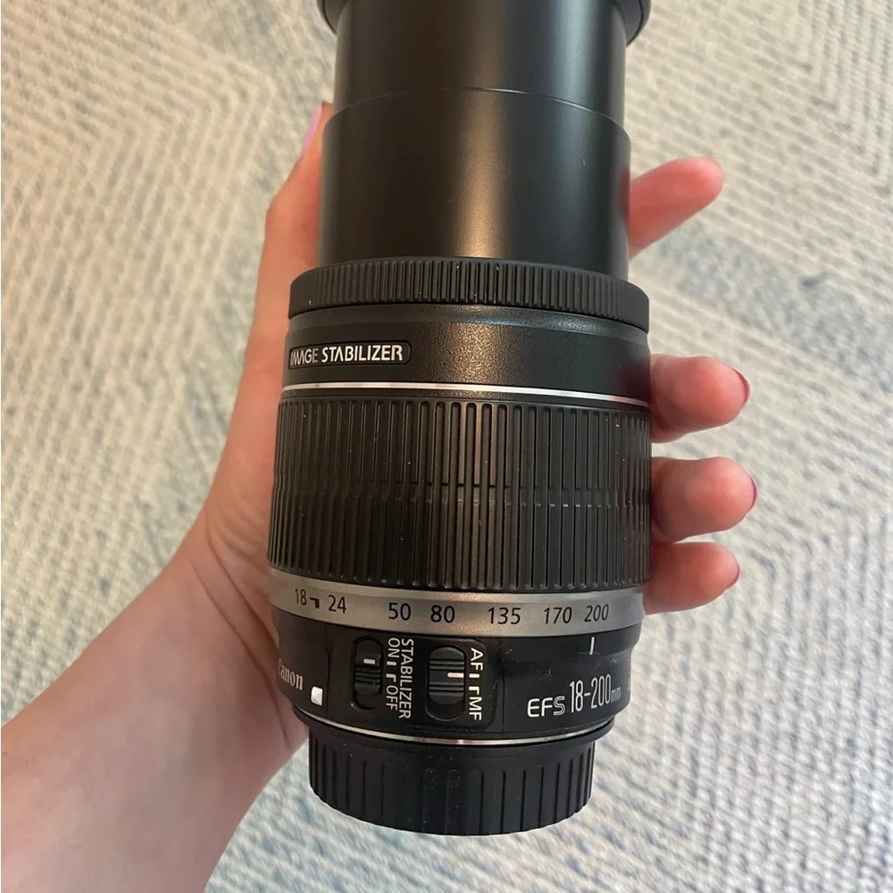 Lenses EFS 18-200 mm Image Stabilizer for Canon DSLR Camera. perfect condition